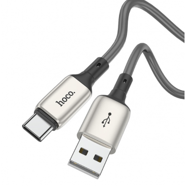 Кабель USB - Type-C серый 1 м Hoco X66